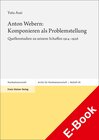 Buchcover Anton Webern: Komponieren als Problemstellung