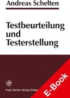 Buchcover Testbeurteilung und Testerstellung