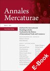 Buchcover Annales Mercaturae 6 (2020)