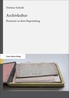 Buchcover Archivkultur