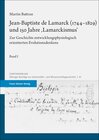 Buchcover Jean-Baptiste de Lamarck (1744–1829) und 150 Jahre 'Lamarckismus'