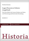Buchcover Leges Draconis et Solonis (LegDrSol)