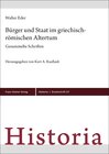 Buchcover Bürger und Staat im griechisch-römischen Altertum