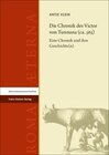 Buchcover Die Chronik des Victor von Tunnuna (ca. 565)