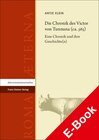 Buchcover Die Chronik des Victor von Tunnuna (ca. 565)