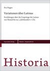 Buchcover Variationen über Latinus