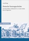 Buchcover Deutsche Vereinsgeschichte