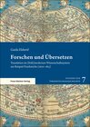 Buchcover Forschen und Übersetzen