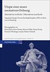 Buchcover Utopie einer neuen normativen Ordnung