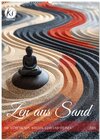 Buchcover Zen aus Sand (Wandkalender 2026 DIN A2 hoch), CALVENDO Monatskalender