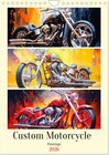 Buchcover Custom Motorcycle Paintings (Wandkalender 2026 DIN A4 hoch), CALVENDO Monatskalender