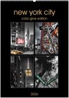 Buchcover New York City - Color Glow Edition (Wandkalender 2026 DIN A2 hoch), CALVENDO Monatskalender