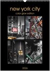 Buchcover New York City - Color Glow Edition (Wandkalender 2026 DIN A3 hoch), CALVENDO Monatskalender