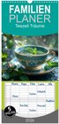 Buchcover Familienplaner 2026 - Teezeit Träume mit 5 Spalten (Wandkalender, 21 x 45 cm) CALVENDO
