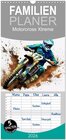 Buchcover Familienplaner 2026 - Motorcross Xtreme mit 5 Spalten (Wandkalender, 21 x 45 cm) CALVENDO