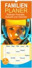Buchcover Familienplaner 2026 - Roboter Portraits. Zukunft und Visionen mit 5 Spalten (Wandkalender, 21 x 45 cm) CALVENDO