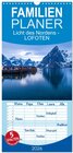 Buchcover Familienplaner 2026 - Licht des Nordens - LOFOTEN mit 5 Spalten (Wandkalender, 21 x 45 cm) CALVENDO