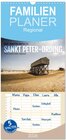 Buchcover Familienplaner 2026 - Sankt Peter-Ording. Licht, Schatten und Natur mit 5 Spalten (Wandkalender, 21 x 45 cm) CALVENDO
