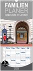 Buchcover Familienplaner 2026 - Stippvisite in London mit 5 Spalten (Wandkalender, 21 x 45 cm) CALVENDO