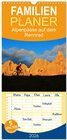 Buchcover Familienplaner 2026 - Alpenpässe auf dem Rennrad "Himmlische Serpentinen" mit 5 Spalten (Wandkalender, 21 x 45 cm) CALVE
