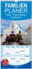 Buchcover Familienplaner 2026 - Kreta - Griechischer Inseltraum mit 5 Spalten (Wandkalender, 21 x 45 cm) CALVENDO