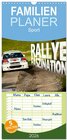 Buchcover Familienplaner 2026 - Rallye Faszination 2026 mit 5 Spalten (Wandkalender, 21 x 45 cm) CALVENDO