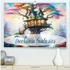 Buchcover Treehouse fantasies (High Quality Premium Wall Calendar 2026 DIN A2 landscape),CALVENDO 12 Month Wall Calendar