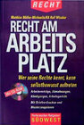 Buchcover Recht am Arbeitsplatz