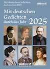 Buchcover Mit deutschen Gedichten durch das Jahr 2025 - Tagesabreißkalender zum Aufstellen oder Aufhängen