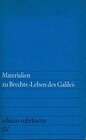 Buchcover Materialien zu Brechts "Leben des Galilei".