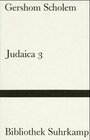 Buchcover Judaica III
