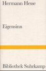 Buchcover Eigensinn