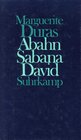 Buchcover Abahn Sabana David
