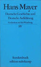 Buchcover Deutsche Geschichte und Deutsche Aufklärung
