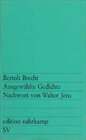 Buchcover Ausgewählte Gedichte