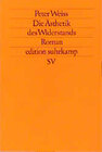 Buchcover Die Ästhetik des Widerstands