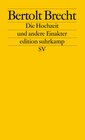 Buchcover Die Hochzeit und andere Einakter