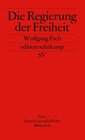 Buchcover Die Regierung der Freiheit