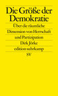 Buchcover Die Größe der Demokratie