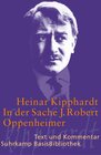 Buchcover In der Sache J. Robert Oppenheimer