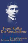 Buchcover Kafka. Der Verschollene