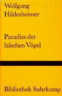 Buchcover Paradies der falschen Vögel