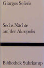 Buchcover Sechs Nächte auf der Akropolis