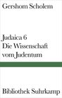 Buchcover Judaica VI