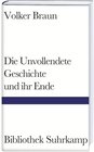 Buchcover Die Unvollendete Geschichte und ihr Ende