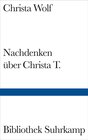 Buchcover Nachdenken über Christa T.