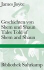 Buchcover Geschichten von Shem und Shaun. Tales Told of Shem and Shaun