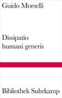 Buchcover Dissipatio humani generis