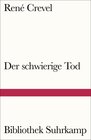 Buchcover Der schwierige Tod