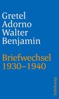 Buchcover Briefwechsel 1930–1940